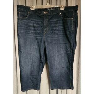 NWT Gloria Vanderbilt Amanda Capri Jeans Size 24W